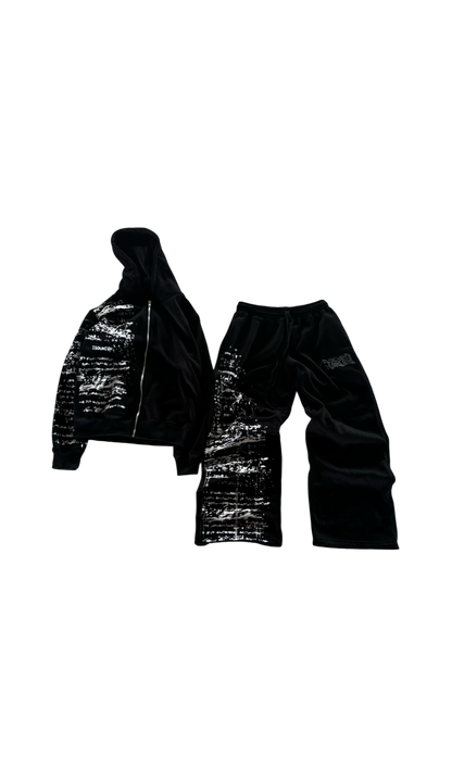 Distorted tracksuit
