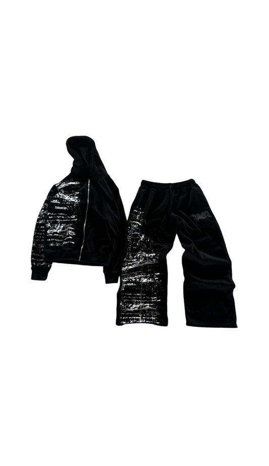 Distorted tracksuit