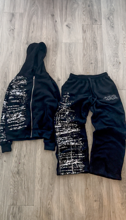 Distorted tracksuit
