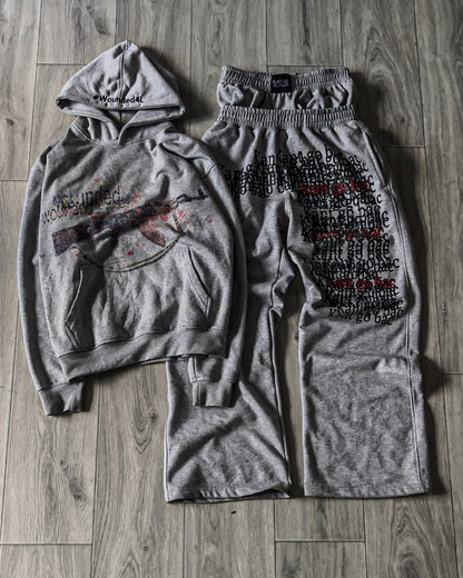 Wounded tracksuit