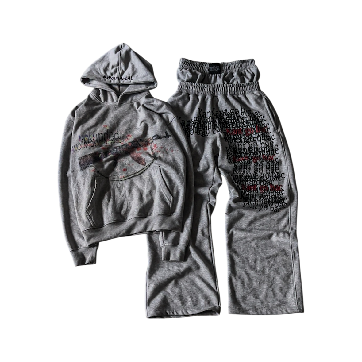 Wounded tracksuit
