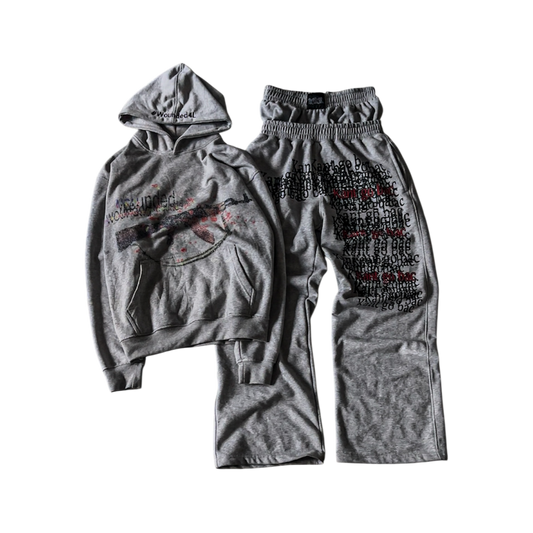 Wounded tracksuit